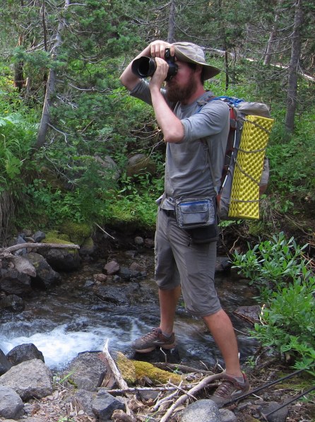 Shutterbug loves to take photos