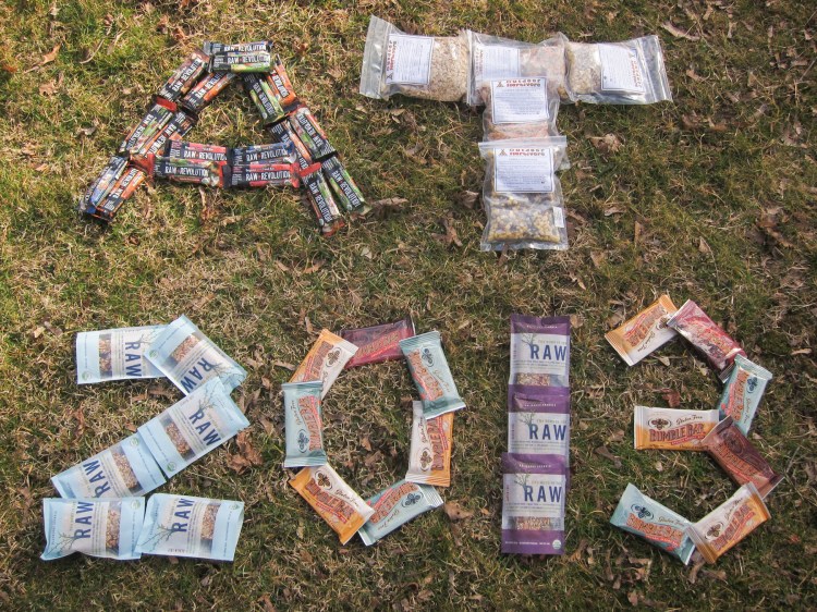 Appalachian Trail 2013 spelled with bars