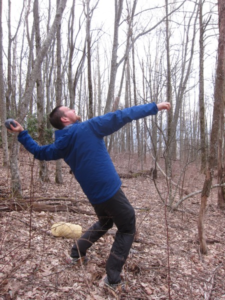 Shutterbug throwing for a bear hang