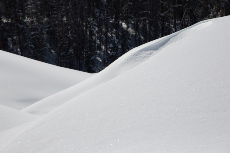 Snow drifts