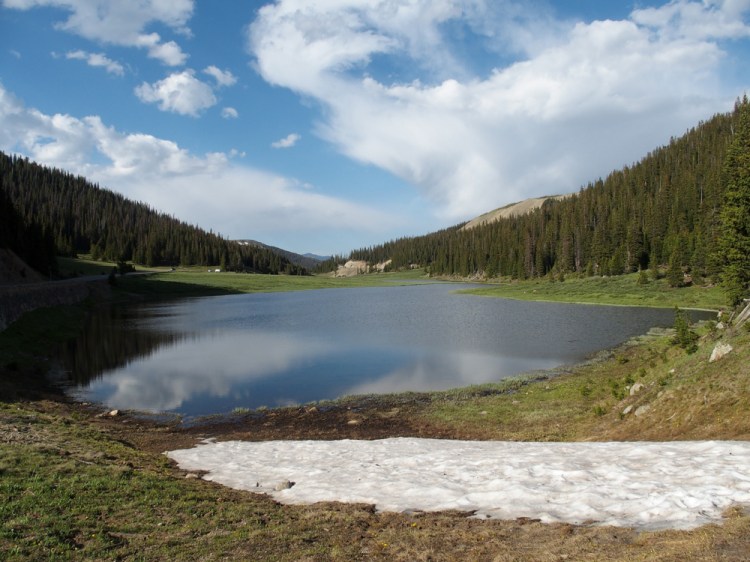 Poudre Lake, the beginning of the Poudre River