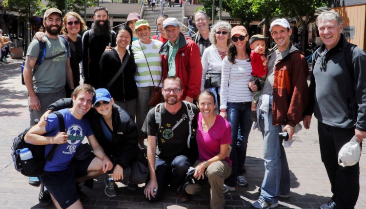 Ready for our gondola ride up Aspen Mountain