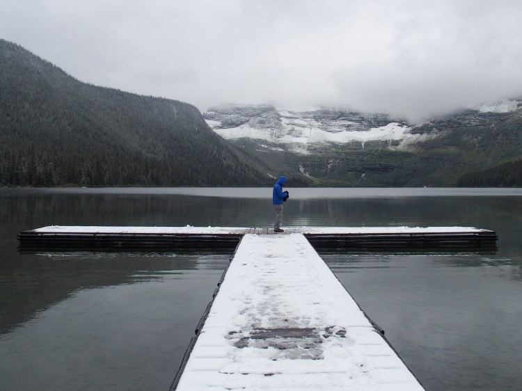 Shutterbug at Cameron Lake